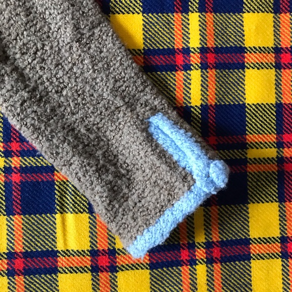 Anthro Sleeping On Snow Boucle Bow Cardigan - Picture 6 of 6